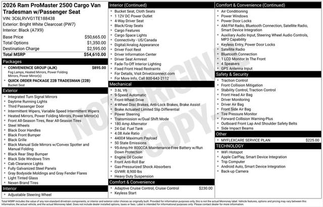 New 2026 Ram ProMaster 2500 - photo 49