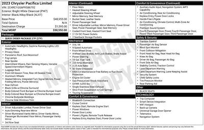2023 Chrysler Pacifica FWD Minivan for sale #WR12767 - photo 2