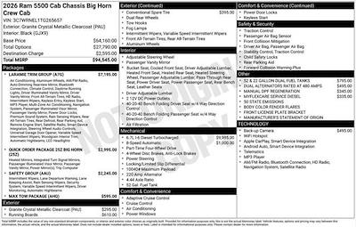 New 2026 Ram 5500 Crew Cab 60 CA Cab Chassis for sale #3763 - photo 1