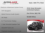 Used 2018 Jeep Wrangler Unlimited Sahara for sale #P246836 - photo 3