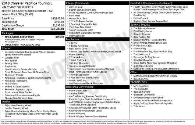 Used 2018 Chrysler Pacifica - photo 40