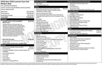 New 2026 Ram 2500 Laramie Crew Cab for sale #284241 - photo 2