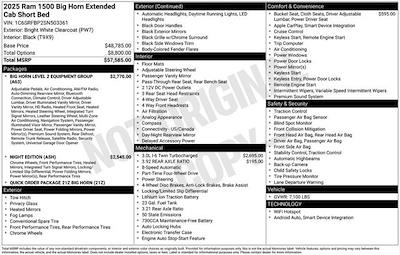 New 2025 Ram 1500 Big Horn Quad Cab 4x4 Pickup for sale #D5T503361X - photo 2