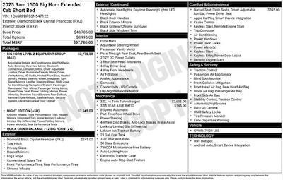 New 2025 Ram 1500 Big Horn Quad Cab 4x4 Pickup for sale #D5T547122X - photo 2