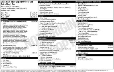 New 2025 Ram 1500 Big Horn Crew Cab 4x4 Pickup for sale #D5T554635X - photo 2