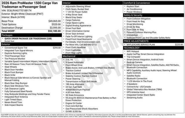 New 2026 Ram ProMaster 1500 - photo 6