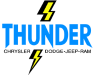 Thunder Chrysler Dodge Jeep Ram logo