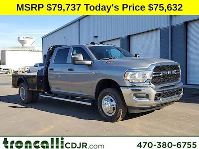 2024 Ram 3500 Crew Cab DRW 4x4, PJ Truck Beds Flatbed Truck for sale #R24640 - photo 1