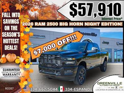 New 2026 Ram 2500 Big Horn Crew Cab 4x4 Pickup for sale #R0357 - photo 1