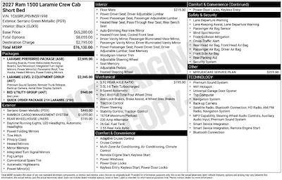 2027 Ram 1500 Crew Cab 4WD Pickup for sale #RA7021 - photo 2