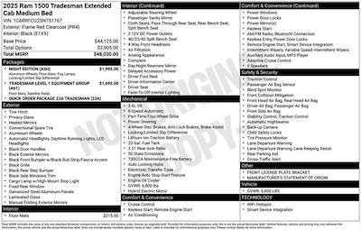 New 2025 Ram 1500 Tradesman Quad Cab 4x4 Pickup for sale #SN751767 - photo 2
