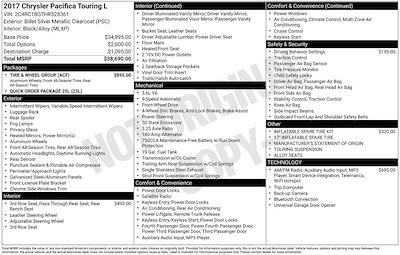 Used 2017 Chrysler Pacifica - photo 1