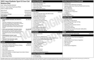 Used 2023 Jeep Gladiator - photo 1