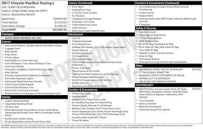 Used 2017 Chrysler Pacifica - photo 1