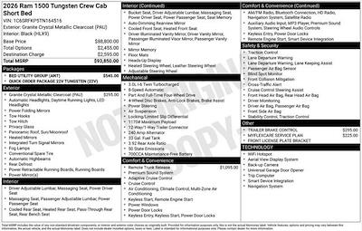 New 2026 Ram 1500 Limited Longhorn Crew Cab for sale #RAM64516S - photo 2