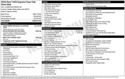 New 2026 Ram 1500 Tradesman Crew Cab for sale #RAM85736S - photo 2