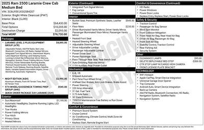 New 2025 Ram 2500 Laramie Crew Cab for sale #N10394 - photo 2