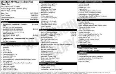 New 2026 Ram 1500 Tradesman Crew Cab for sale #N10504 - photo 2