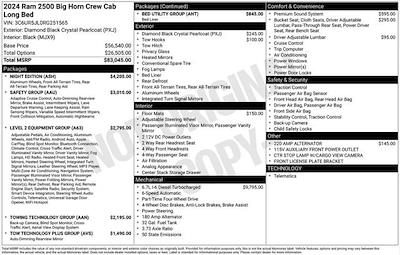 New 2024 Ram 2500 Big Horn Crew Cab 4x4 Pickup for sale #F4T251565 - photo 2