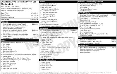 2021 Ram 2500 Crew Cab 4WD Pickup for sale #F6T162081A - photo 2