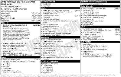 New 2026 Ram 2500 - photo 1