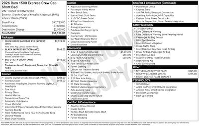New 2026 Ram 1500 - photo 1