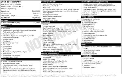 Used 2014 Infiniti QX80 Base for sale #FP34244A - photo 2