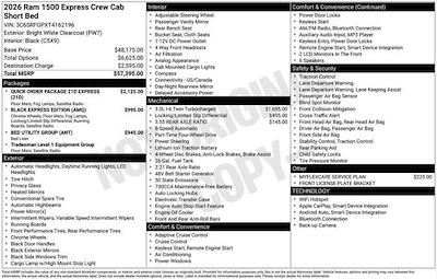 New 2026 Ram 1500 Tradesman Crew Cab for sale #Y6T162196T - photo 2