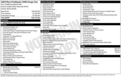 Used 2023 Ram ProMaster 3500 - photo 1