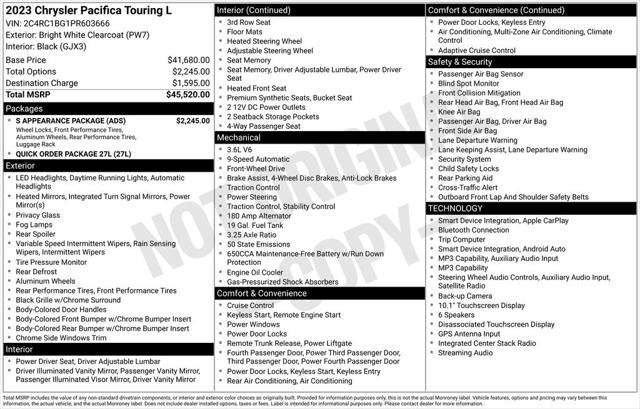 Used 2023 Chrysler Pacifica - photo 35