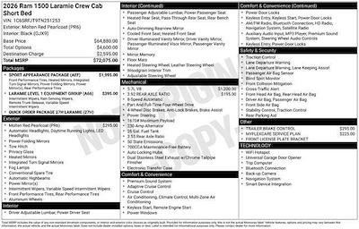 New 2026 Ram 1500 Laramie Crew Cab for sale #6789AB - photo 1