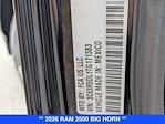 New 2026 Ram 2500 Big Horn Crew Cab for sale #TG171383 - photo 31