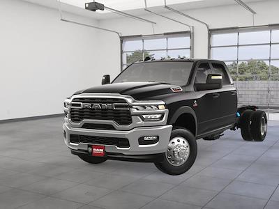 New 2025 Ram 3500 Tradesman Crew Cab 4x4 9' M H EBY Aluminum Flatbed Truck with Gooseneck Hitch for sale #J04618 - photo 2
