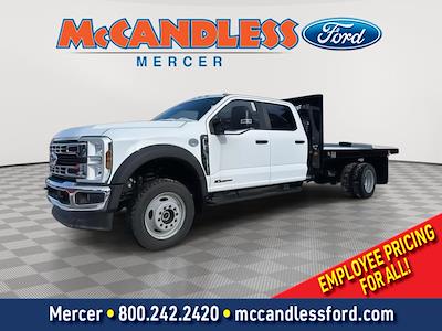 New 2024 Ford F-550 XL Crew Cab 4x4 12' 3" Knapheide Steel Flatbed Truck for sale #X4188 - photo 1