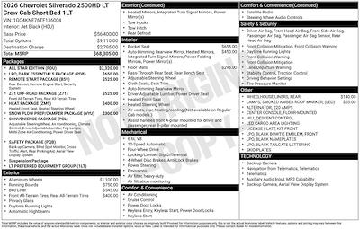 New 2026 Chevrolet Silverado 2500 LT Crew Cab for sale #26245 - photo 2