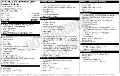 Used 2023 GMC Sierra 1500 Denali Crew Cab for sale #26393A - photo 1