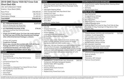 Used 2018 GMC Sierra 1500 SLT Crew Cab for sale #26184B - photo 2