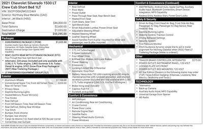 2021 Chevrolet Silverado 1500 Crew Cab 4WD Pickup for sale #26424A - photo 2