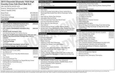 2015 Chevrolet Silverado 1500 Crew Cab 4WD Pickup for sale #A96531A - photo 2