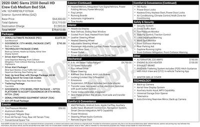 Used 2020 GMC Sierra 2500 Crew Cab Flatbed Truck for sale #C74062A - photo 2