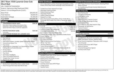 2017 Ram 1500 Crew Cab 4WD Pickup for sale #O260122170T1 - photo 2