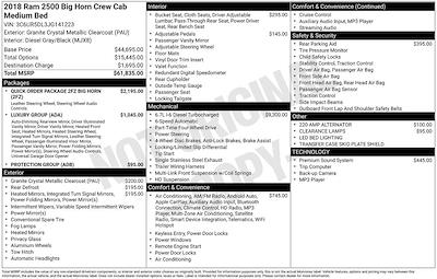 Used 2018 Ram 2500 Big Horn Crew Cab for sale #O260127303T1 - photo 2