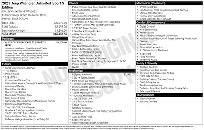 2021 Jeep Wrangler 4WD SUV for sale #O260128646T1 - photo 2