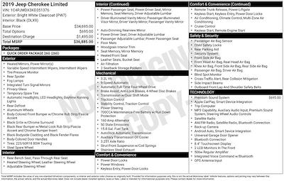 Used 2019 Jeep Cherokee - photo 1