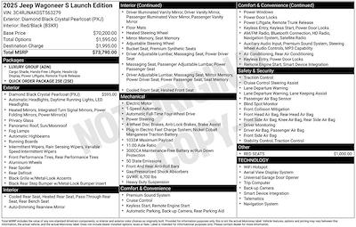 2025 Jeep Wagoneer S 4WD SUV for sale #O6T166530A - photo 2