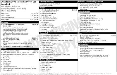 New 2026 Ram 3500 - photo 1