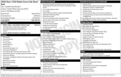 Used 2025 Ram 1500 Rebel Crew Cab for sale #OP10331 - photo 2
