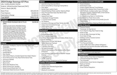 Used 2024 Dodge Durango GT Plus for sale #OP10341 - photo 2