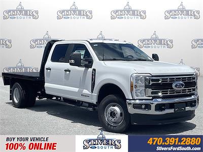New 2025 Ford F-350 XL Crew Cab 4x4 Flatbed Truck for sale #AD1458 - photo 1