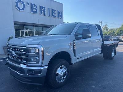 New 2025 Ford F-350 Lariat Crew Cab 4WD 9' 6" Knapheide Steel Flatbed Truck with Gooseneck Hitch for sale #F54545 - photo 1
